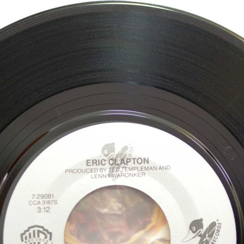 Eric Clapton Forever Man & Too Bad 7'' vinyl used, rock