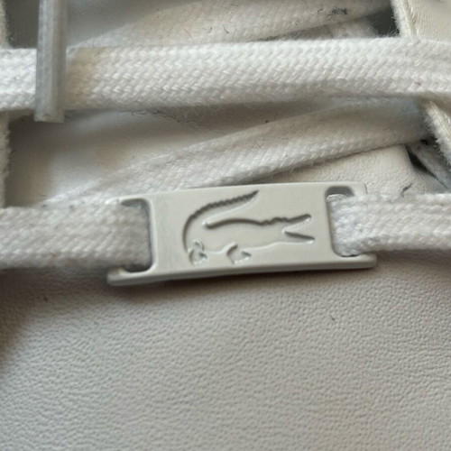 Lacoste Carnaby Pro white leather sneakers like new, size 46