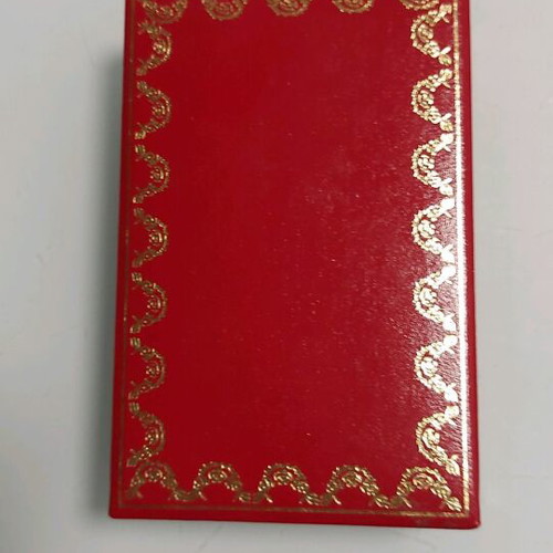 Cartier mod pentagon lighter used with heart box
