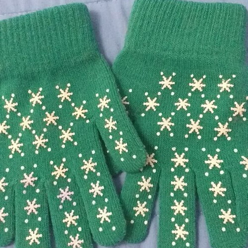 Gloves like new, one pair, one size