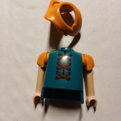 Playmobil torso, arms and hood, 4 sets