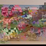 Ξύλινο puzzle φάρμα βρεφικό