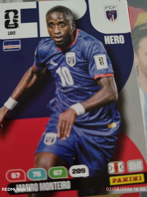 Panini Adrenalyn XL FIFA World Cup 2026 αυτοκόλλητο μεταχειρισμένο