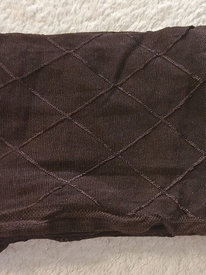 Women's brown checkered tights, size M, new