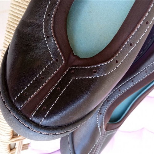 Δερμάτινα παπούτσια Clarks γυναικεία καινούργια, μέγεθος 38, καφέ μπαλαρίνες