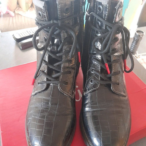 S.Oliver boots used, size 37, black