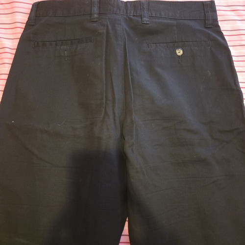 Dur casual men's pants, black, size S, fabric