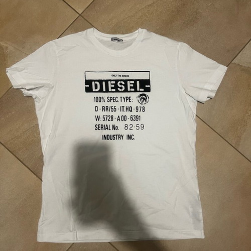 Diesel T-shirt XL used, black and white