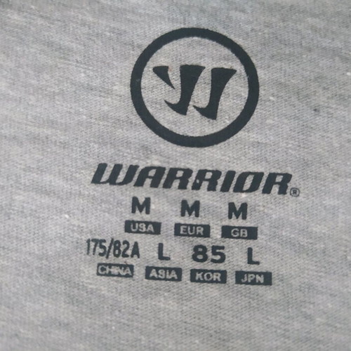 Warrior men's t-shirt new, size M, gray color