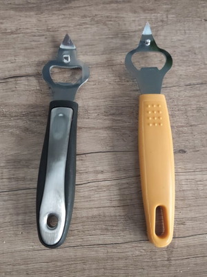 Stainless steel bottle openers, set of 2