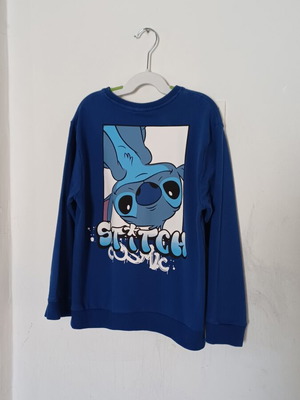 Name It Μπλούζα φούτερ Stitch σαν καινούργιο, μέγεθος 122-128, μπλε