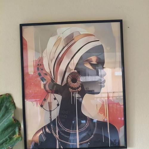 Canvas set in frames 40x50 cm used, 3 pieces