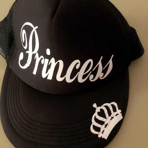 Hat set for couple new, black and white