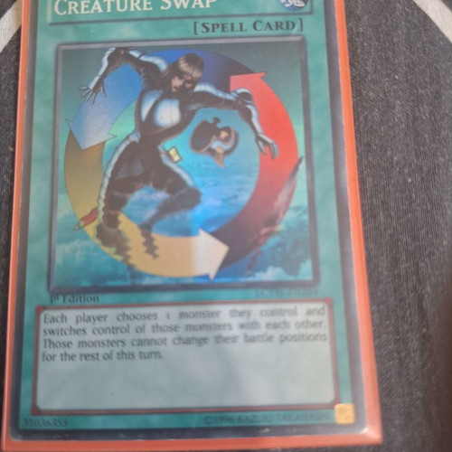 Creature Swap Yu-Gi-Oh! card used, vintage