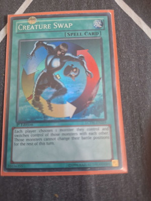 Creature Swap Yu-Gi-Oh! card used, vintage
