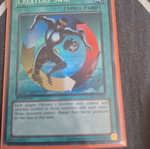Creature Swap Yu-Gi-Oh! card used, vintage