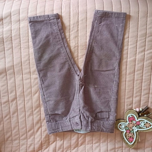 ZARA corduroy pants 9-12 months like new, rotten apple color