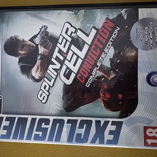 Splinter Cell Conviction PC game like new