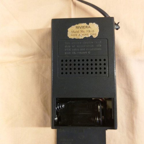 Riviera transistor radio from Hong Kong 1965-1966