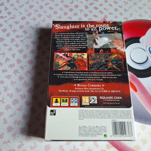 Lord of Arcana Slayer Edition PSP new, collectible with art book and soundtrack CD