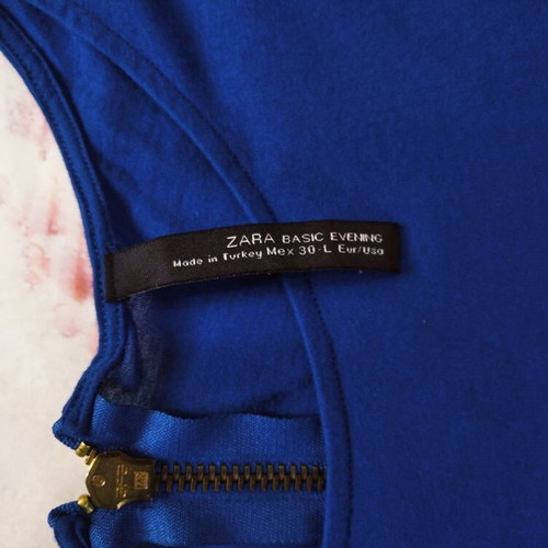 Μπλούζα Zara Basic L καινούργιο μπλε