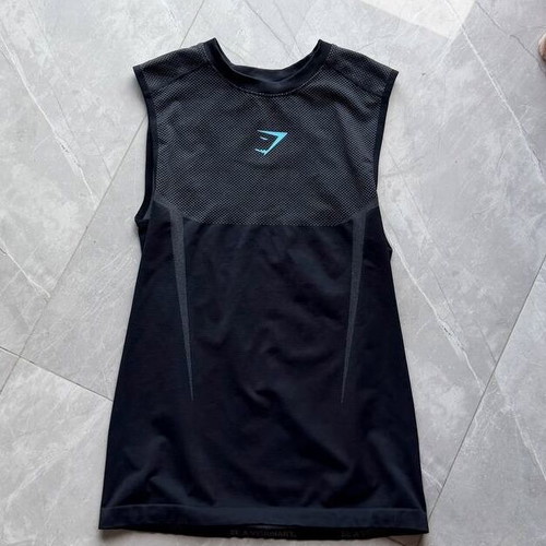 Gymshark ONYX V5 tank top size M, brand new, black and blue