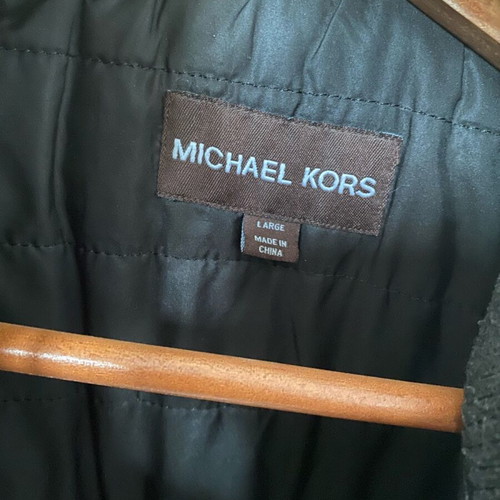 Michael Kors men's jacket Large black like new