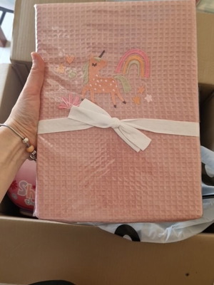 Children's pique blanket new 110×140