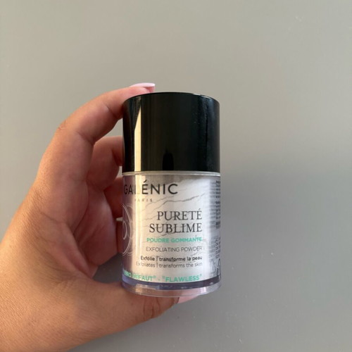 Galenic Purete Sublime Poudre Gommante 30gr like new, minimal missing quantity