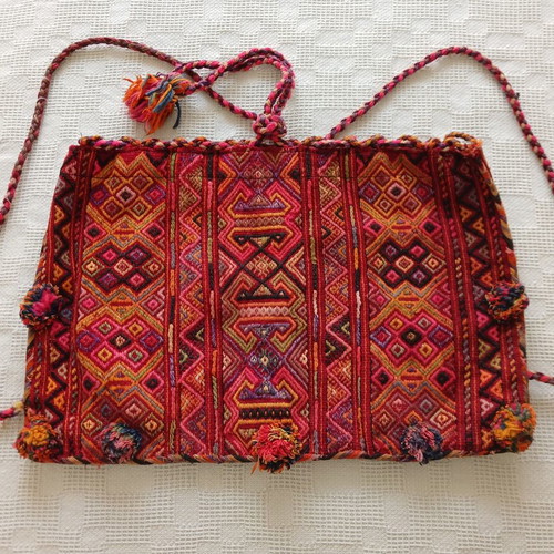 Cretan Vourgia folk art textile like new, late 19th century