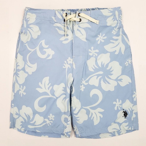 U.S. Polo Assn. men's swim shorts used, size M-L, blue