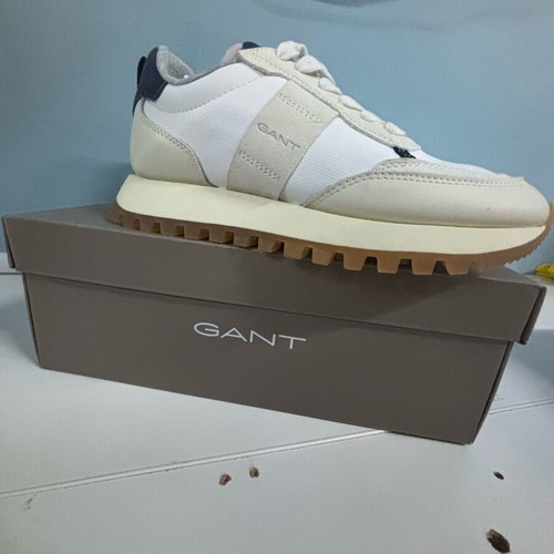 Gant women's athletic sneakers new, size 38, white and blue