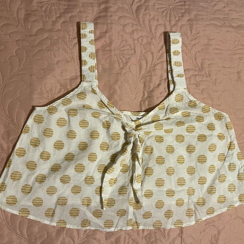 Object Taylor polka dot crop top like new, size XL