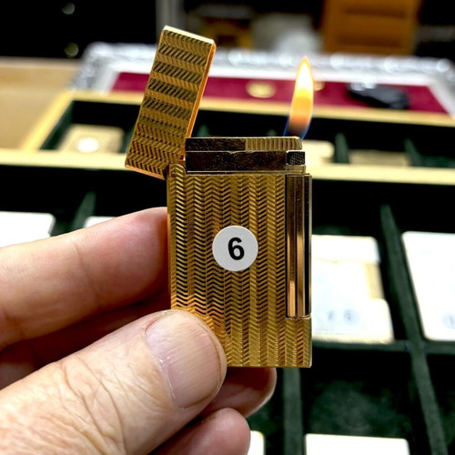 DuPont N6 Slim Gold Lighter like new