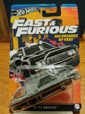 Hotwheels Fast & Furious '67 El Camino καινούργιο, σφραγισμένο