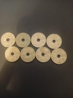 10 λεπτά 1912 μεταχειρισμένα, πακέτο 8 τεμαχίων