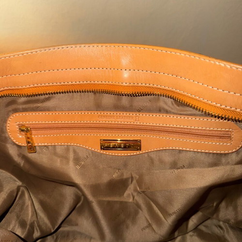 Feretti women's tote bag like new, brown and beige