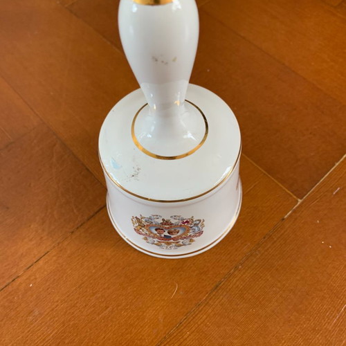 Porcelain bells, pack of 2, Japanese and English design