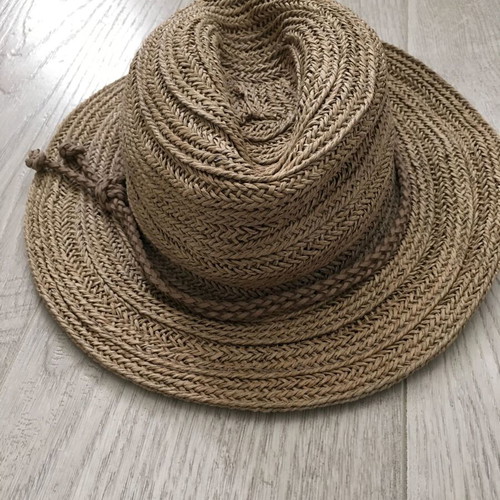 Stamion Panama Hat Made in Greece like new, brown