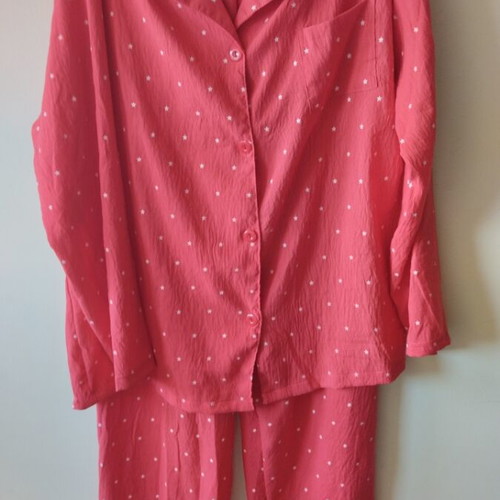 Red pajama set new, size M