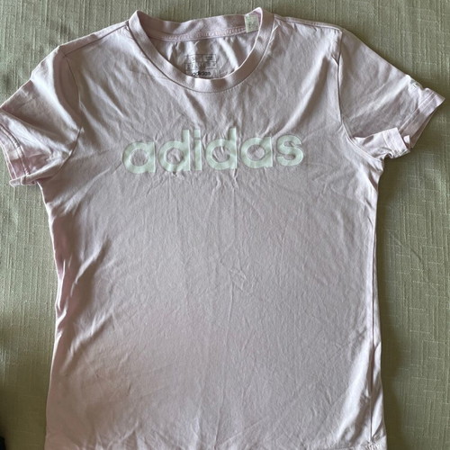 Adidas T-shirt like new, size small, pink