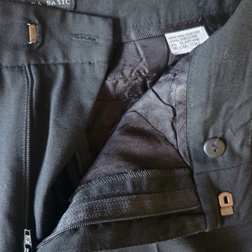 Zara office pants like new, black, sizes S and M