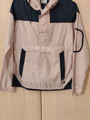 Columbia waterproof jacket size medium like new, blue and pink