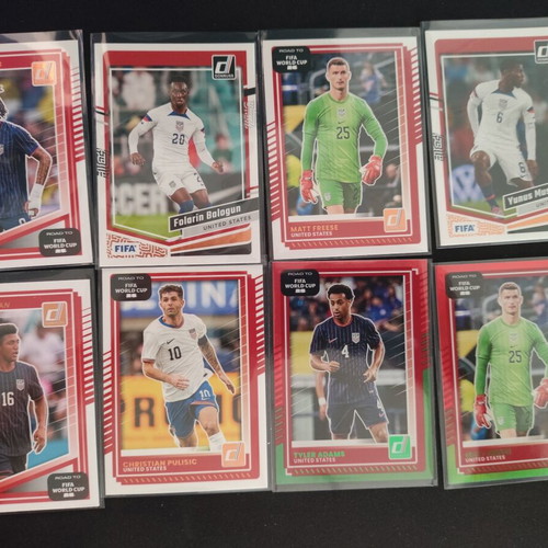 Panini Donruss USA Team Mix Lot 20 Cards like new, World Cup 2026