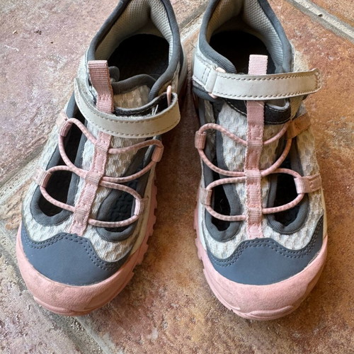 Children's seasonal shoes used, size 31, grey and pink
