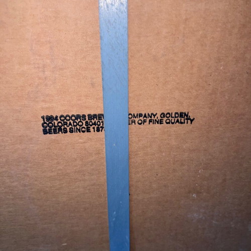 Coors bier mirror like new, dimensions 65x44.6 cm