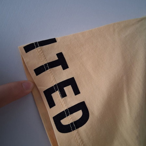 Hashtag boys' short sleeve t-shirt, yellow and black, size S 164 cm