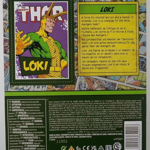 Marvel Legends Retro Collection The Mighty Thor Loki action figure new