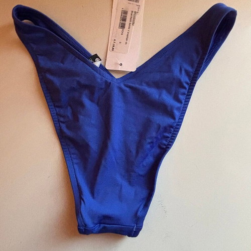 Bluepoint Brazilian high leg swimsuit, blue