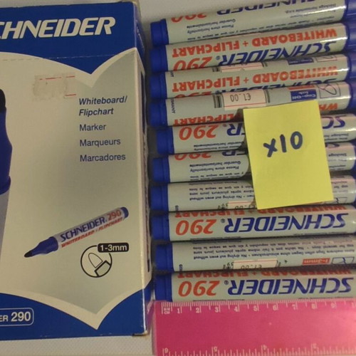 Schneider 290 Whiteboard and Flipchart Markers set of 14, new